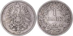 World Coins - Coin, GERMANY - EMPIRE, Wilhelm I, Mark, 1875, Hambourg, , Silver, KM:7
