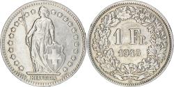 World Coins - Coin, Switzerland, Franc, 1945, Bern, , Silver, KM:24