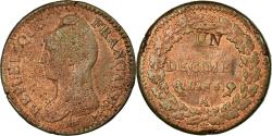 World Coins - Coin, France, Dupré, Decime, 1797, Paris, , Bronze, Gadoury:186
