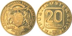 World Coins - Coin, Austria, 20 Schilling, 1987, Proof, , Copper-Aluminum-Nickel