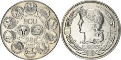 World Coins - France, Medal, Ecu Europa, Marianne, Politics, 1988, Rodier,