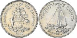 World Coins - Coin, Bahamas, 25 Cents, 1997