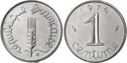World Coins - France, Centime, Épi, 1976, Pessac, Stainless Steel,