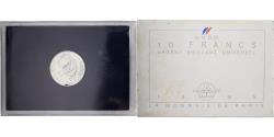 World Coins - France, 10 Francs, Victor Hugo, 1985, Monnaie de Paris, BU, Silver,