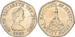 World Coins - Coin, Jersey, 20 Pence, 1986