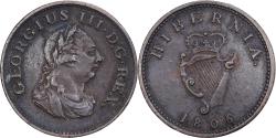 World Coins - Ireland, Farthing, 1806, Copper, , KM:146.1