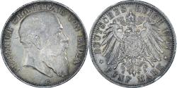 World Coins - Coin, German States, BADEN, Friedrich I, 5 Mark, 1907, Karlsruhe,