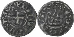 World Coins - France, Philip II, Denier, 1180-1223, Saint-Martin de Tours, Billon,