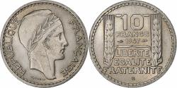 World Coins - France, 10 Francs, Turin, 1947, Beaumont - Le Roger, Copper-nickel,