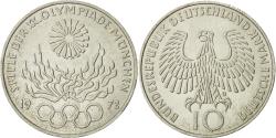 World Coins - Coin, GERMANY - FEDERAL REPUBLIC, 10 Mark, 1972, Munich, , Silver