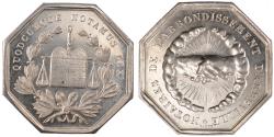 World Coins - France, Token, Notary, , Silver, Lerouge:1