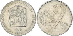 World Coins - Coin, Czechoslovakia, 2 Koruny, 1989