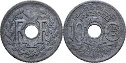 World Coins - France, 10 Centimes, 1945, , Aluminium