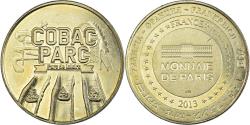 World Coins - France, Token, Touristic token, Lanhélin - Cobac parc, Arts & Culture, 2013