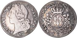 World Coins - Coin, France, Louis XV, 1/5 Écu au bandeau, 24 Sols, 1/5 ECU, 1766, Bayonne