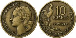 World Coins - France, 10 Francs, Guiraud, 1953, Paris, Aluminum-Bronze, , KM:915.1