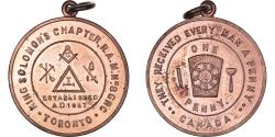 World Coins - Canada, Token, Masonic, Toronto, King Solomon's Chapter, Chapter Penny