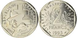 World Coins - Coin, France, Jean Moulin, 2 Francs, 1993, ESSAI, , Nickel, Gadoury:548