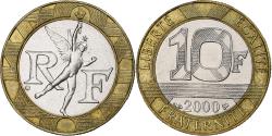 World Coins - France, 10 Francs, Génie, 2000, Paris, Bi-Metallic, , Gadoury:827