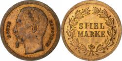 World Coins - France, Token, Louis-Napoléon Bonaparte, Spiel Marke, Brass,