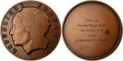 World Coins - France, Medal, Offert par Edwige Avice, Secrétaire d'Etat auprès du Ministre