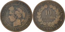 World Coins - Coin, France, Cérès, 10 Centimes, 1876, Bordeaux, , Bronze, KM:815.2