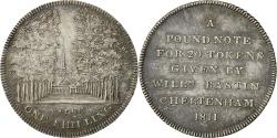 World Coins - Coin, Great Britain, Silver Token, Bastin Cheltenham, Shilling, 1811,