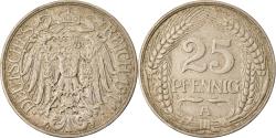 World Coins - Coin, GERMANY - EMPIRE, Wilhelm II, 25 Pfennig, 1911, Berlin, , Nickel