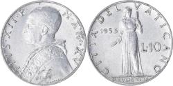 World Coins - Coin, VATICAN CITY, 10 Lire, 1953