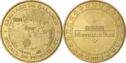 World Coins - France, Tourist token, Ermitage de Galamus, 2007, MDP, Nordic gold,