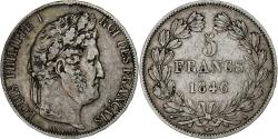 World Coins - Coin, France, Louis-Philippe, 5 Francs, 1846, Paris, , Silver