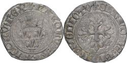 World Coins - Coin, France, Charles VI, Gros florette, , Billon, Duplessy:387