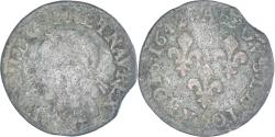 World Coins - Coin, France, Louis XIII, Double tournois de Warin, 1642, Paris,
