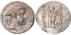 Ancient Coins - Baktrian Kingdom, Anthimachos I, Tetradrachm, c. 180-160 BC, Silver, NGC, Ch AU