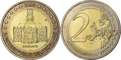 World Coins - Germany, 2 Euro, Saarland, 2009, Hamburg, Bi-Metallic,