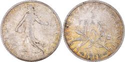 World Coins - Coin, France, Semeuse, Franc, 1913, Paris, 1 Franc, , Silver, KM:844.1