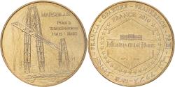 World Coins - France, Token, Touristic token, Marseille - Le pont transbordeur, 2010, MDP