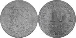 World Coins - Germany, Stadt Frankfurt am Main, 10 Pfennig, 1919, , Zinc