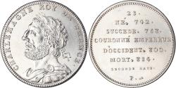World Coins - France, Medal, Les Rois de France, Charlemagne, History, Piéfort,