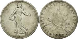 World Coins - Coin, France, Semeuse, 2 Francs, 1902, , Silver, Gadoury:532