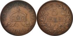 World Coins - Coin, GERMAN EAST AFRICA, Wihelm II, 5 Heller, 1909, Hamburg, , Bronze