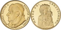 World Coins - Vatican, Token, Jean-Paul II, Mater Dei Czestochowa, , Copper Gilt