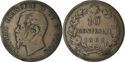 World Coins - Coin, Italy, Vittorio Emanuele II, 10 Centesimi, 1863, Milan, , Copper