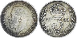 World Coins - Coin, Great Britain, 3 Pence, 1922