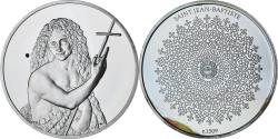 World Coins - France, Medal, Léonard de Vinci, saint Jean-Baptiste, Proof, , Silver