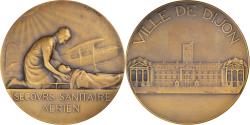 World Coins - France, Medal, Secours Sanitaire Aérien, Ville de Dijon, Aviation, Ovide