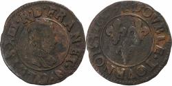 World Coins - France, Louis XIII, Double Tournois, 1625, Riom, Copper, , Gadoury:9