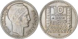 World Coins - France, 10 Francs, Turin, 1947, Beaumont - Le Roger, Copper-nickel,