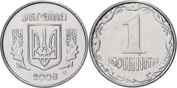 World Coins - Coin, Ukraine, Kopiyka, 2008, , Stainless Steel, KM:6