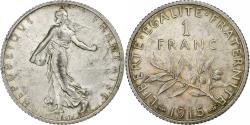 World Coins - France, Franc, Semeuse, 1915, Paris, Silver, , Gadoury:467, KM:844.1